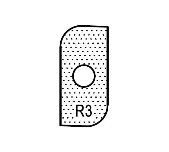 Нож T19204 внешний радиус R3 для 1472516512 ROTIS 744.T19204 1