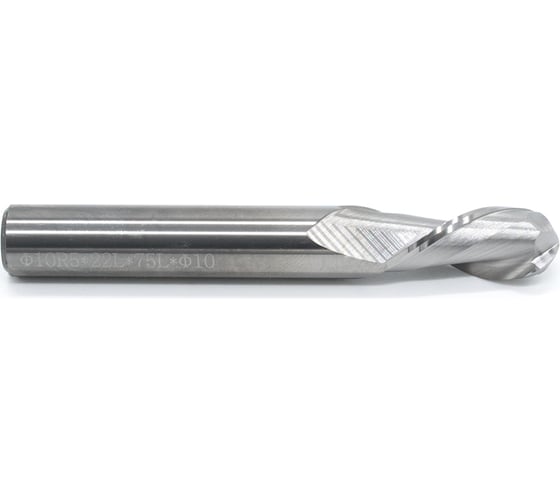 Фреза двухзаходная сферическая по алюминию LC450100 TideWay 10585