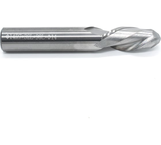 Фреза двухзаходная сферическая по алюминию LC450140 TideWay 10587