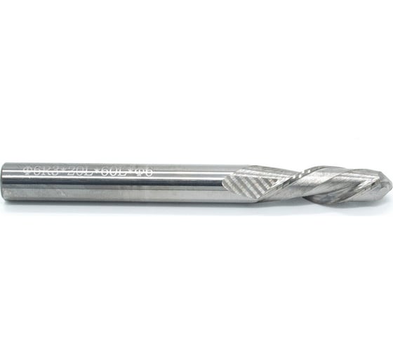 Фреза двухзаходная сферическая по алюминию LC450060 Tideway 10583