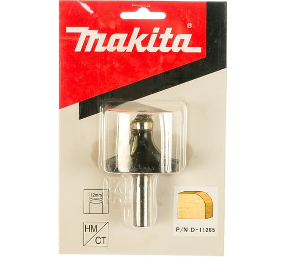 Фреза кромочная калевочная 50.8х25.4х12х38х2Т Makita D-11265 1
