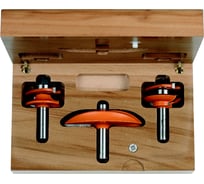 Комплект фрез концевых (3 шт; хвостовик 12 мм; A2) CMT 900.513.11