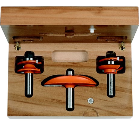 Комплект фрез концевых (3 шт; хвостовик 12 мм; A2) CMT 900.513.11