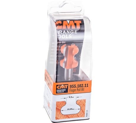 Фреза профильная (19.05x19.05 мм; R 4.76 мм; хвостовик 8 мм) CMT 955.102.11