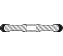 Круг алмазный плоский полукругло-выпуклый 1FF1 (125х6х4х3х4х32 мм; АС4; 160/125; В2-01; 38 кар.) ООО Алмазный инструмент 024684