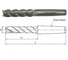 Фреза концевая 32.0х230х106мм, Р6М5, 6-перая, к/х, КМ4 GRIFF 030180 1