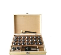 Патрон цанговый NT50-ER40, хвостовик конус 7:24, DIN2080, с набором цанг 23шт. 4-26мм GRIFF 020634