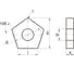 Пластина 10113-110408 PNUA-110408 пятигранная ВК8 B35 гладкая GRIFF 031694 2