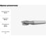 Фреза шпоночная 36.0х185х55мм, Р18, к/х, КМ4 GRIFF z020133 3