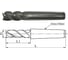 Фреза концевая 36.0х178х53мм, Р6М5, 4-перая, к/х, КМ4, 2223-0097 GRIFF 034010 1