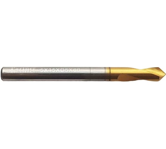 Сверло центровочное Серия 321 (5х60 мм, HSSE, TiN, 90°) Partner 321050