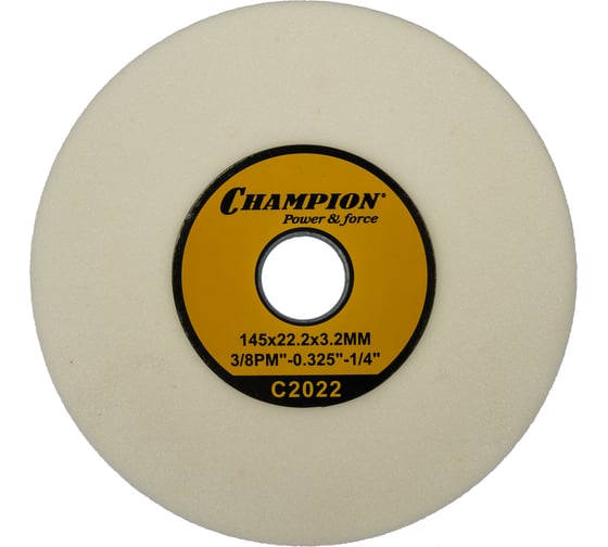Диск заточной 3/8PM"; 0,325"; 1/4; 145х3,2х22,2мм Champion C2022 1