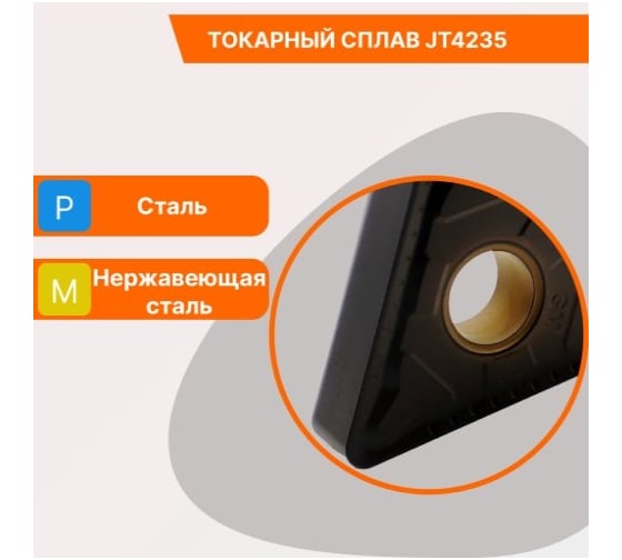 Пластина TNMG220412-GM JT4235 СпецТехИнструмент TNMG220412GMJT4235STI