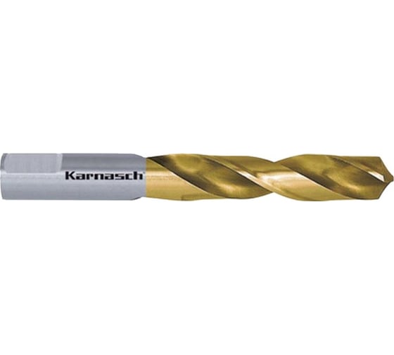 Сверло спиральное HSS-Co с покрытием TiN 2.5x50 мм Karnasch 20.1840-002 1