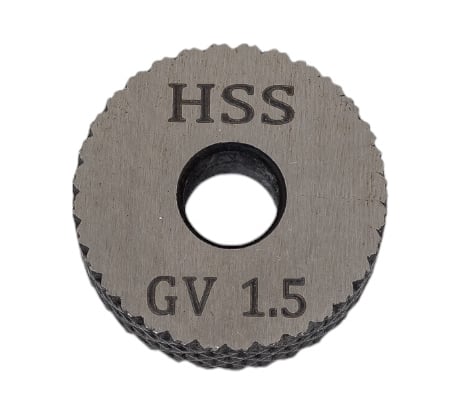 Ролик для сетчатой накатки 20x8х6 мм, 30 градусов, шаг 1.5 мм, Р6М5, вдавленные точки (gv) ИНСТУЛС 00001238329