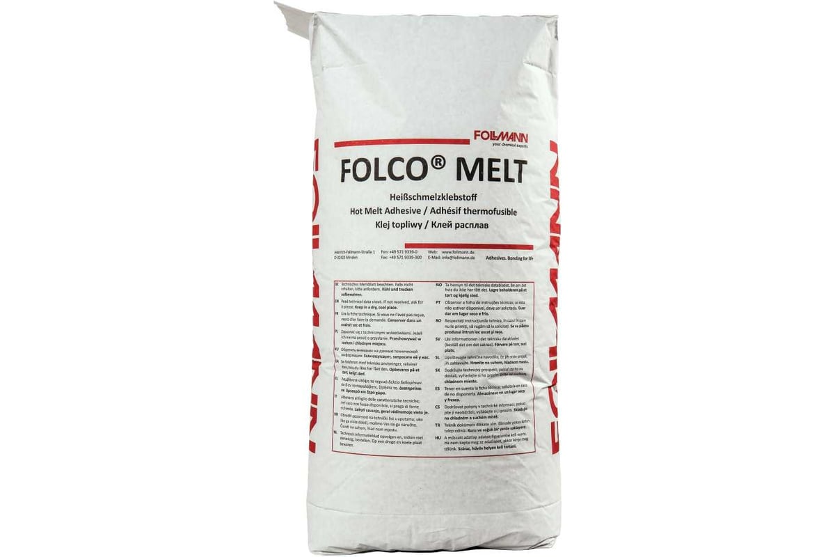 Клей расплав FOLCO MELT EB 1542 мешок 25 кг Follmann 14340-012-062-11