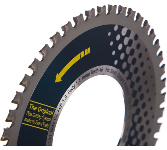 Диск ТСТ Z140 для труборезов Pipecut (140х62 мм) Exact 70104860