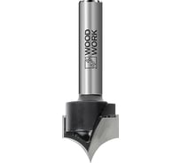 Фреза для гравировки с радиусом 19х15.8х54 мм, хв-к 8 мм, R=9.5 мм WOODWORK 916.1995.08