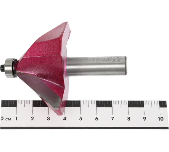 Фреза для снятия фаски 45°, Z=2, 65x26x65 мм, S=12 мм, нижний подшипник PROCUT 156295P