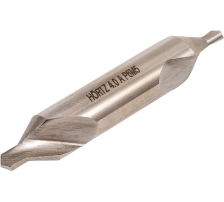 Сверло центровочное БПК А, 4 мм, Р6М5 HORTZ 122537