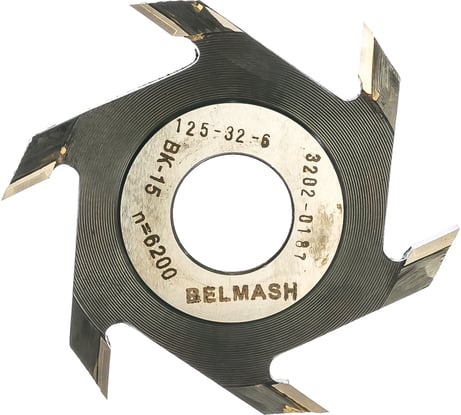 Фреза пазовая (125х32/30х6 мм) БЕЛМАШ RF0013A