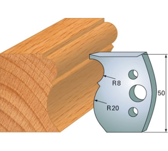 Комплект из 2-х ножей 50x4 SP CMT 690.502 1