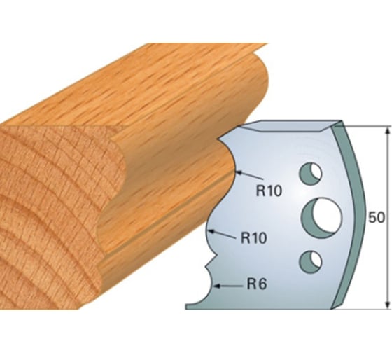 Комплект из 2-х ножей 50x4 SP CMT 690.506 1