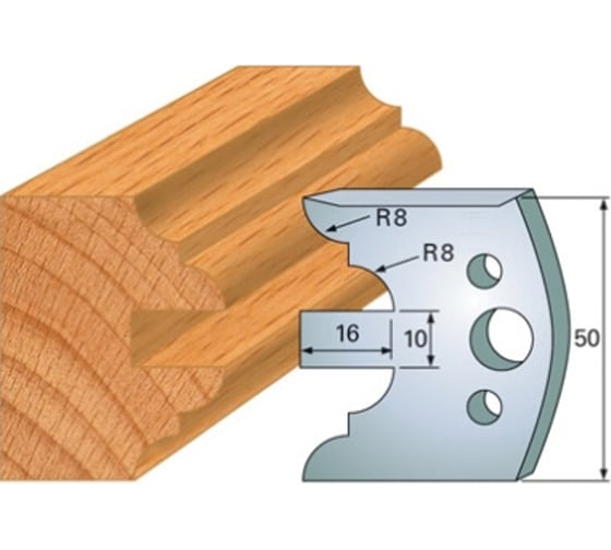 Комплект из 2-х ножей 50x4 SP CMT 690.522 1