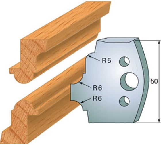 Комплект из 2-х ножей 50x4 SP CMT 690.542