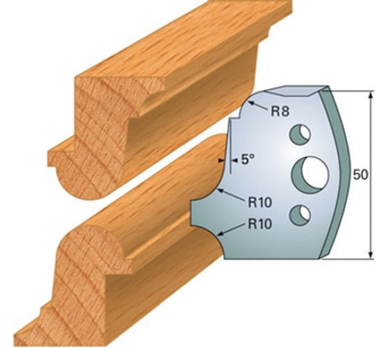 Комплект из 2-х ножей 50x4 SP CMT 690.557 1