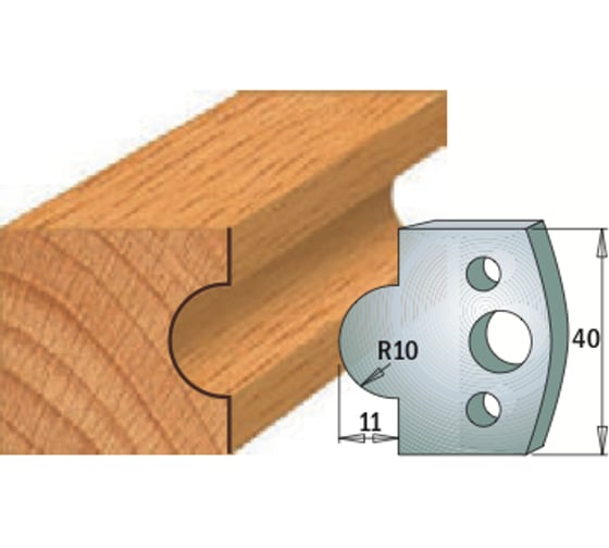Комплект из 2-х ножей SP (40x4 мм) CMT 690.014 1