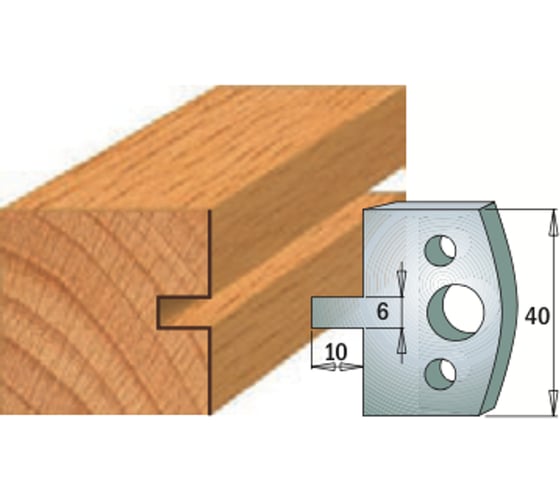 Комплект из 2-х ножей SP (40x4 мм) CMT 690.016 1