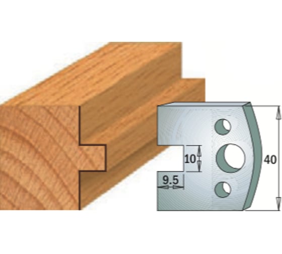 Комплект из 2-х ножей SP (40x4 мм) CMT 690.092 1