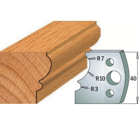 Комплект из 2-х ножей SP (40x4 мм) CMT 690.105 1