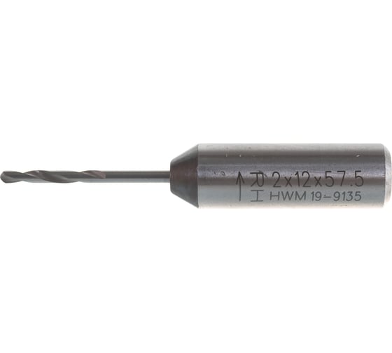 Сверло HWM (2x12x57.5 мм; Z 2+2; S 10x27 мм; RH) для присадочного станка CMT 310.020.21