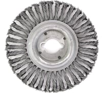 Щетка дисковая жгутовая 200x13x32 мм, 2 паза 11x6 мм, 36 жгутов, ворс сталь 0.8 мм ОСБОРН P2-5201.1