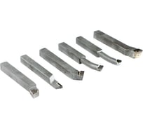 Набор токарных резцов 12x12 мм, Т15К6 (6 шт) AURA TOOLS 30621212