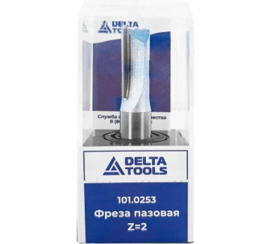 Фреза пазовая D=12x25x70 мм, S=12 мм 101.0253 Deltatools 06-4368