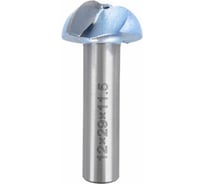 Фреза пазовая полукруг (чаша) Z=2, R=12 мм, D=29x11.5x45 мм, S=12 мм 202.0190md Deltatools 06-5090