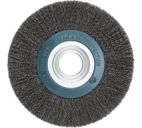 Щетка дисковая с гофрированной проволокой Мастер 205 (200х25х32 мм; 12.7-16-19-22-25 мм) Профоснастка 20306005