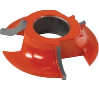 Фреза станочная кромочная калевочная (125х32 мм; R32 мм; H38 мм) Кратон 1 09 07 015