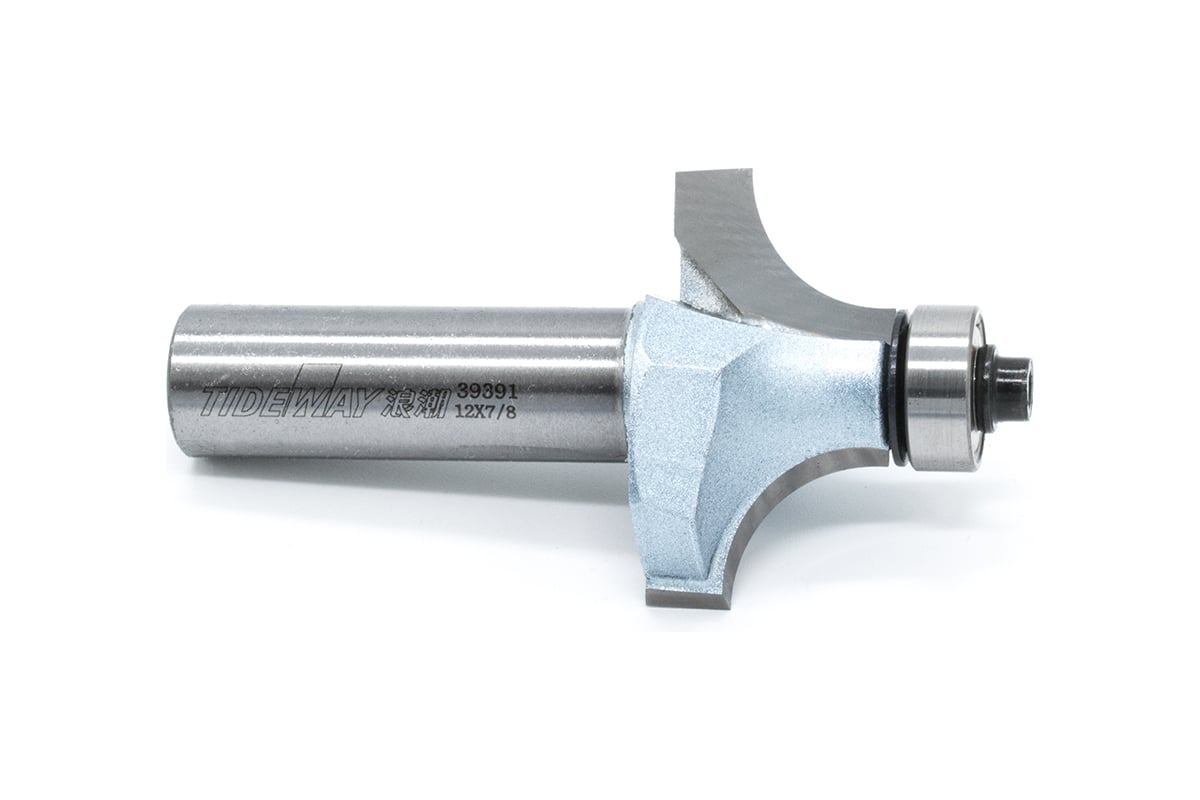 Фреза радиусная кромочная с нижним подшипником 35х12х18х66 мм, R12.7 мм ...