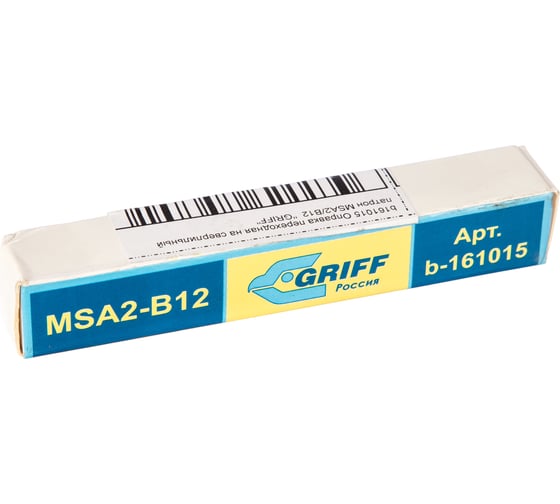 Оправка переходная на сверлильный патрон с КМ2 на B12 с лапкой GRIFF b161015