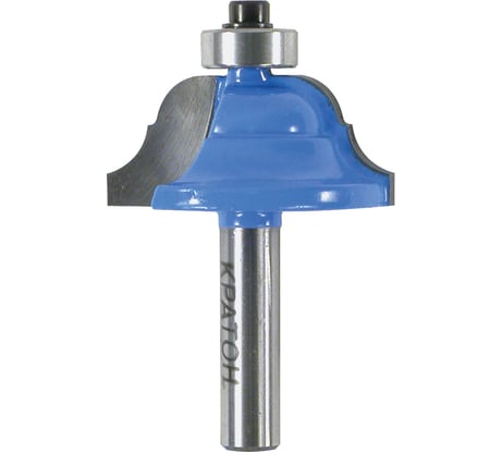 Фреза кромочная калевочная с подшипником (46 мм; R6.3/7.9 мм; хвостовик 8 мм) Кратон 1 09 03 082