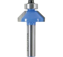 Фреза конусная кромочная с подшипником (45 градусов; 31х52х10 мм; хвоствоик 8 мм) Кратон 1 09 03 031