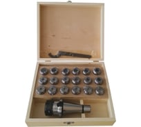 Патрон цанговый NT30ER32 хвостовик конус 7:24 DIN2080 с набором цанг 18 шт., 3-20 мм GRIFF b221413 15628654