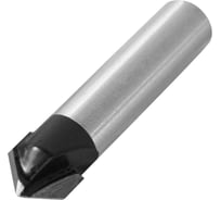 Фреза пазовая галтельная V-образная 9.5x9.5 мм, хвостовик 8 мм Спец 1411306