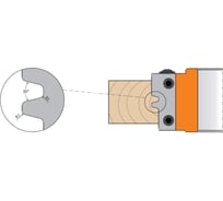 Нож (2 шт; 40х18х2 мм) для фрез 694.009 CMT 695.009.01
