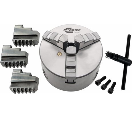 Патрон токарный 3-х кулачковый 160 мм 7100-0005П К11-160 GRIFF b208064