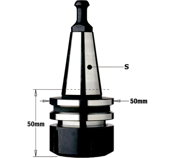 Патрон высокоточный для цанги ER32, S=ISO30/BIESSE, RH CMT 183.200.01